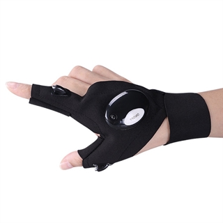 Handsker med LED lys -- højrehåndsmodel